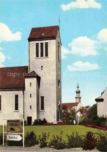 AK / Ansichtskarte Mellrichstadt Gustav Adolf und St. Kilianskirche