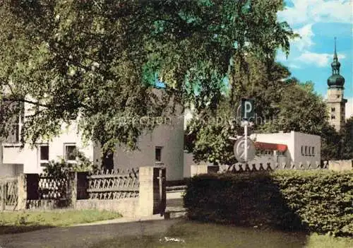 AK / Ansichtskarte Mellrichstadt Sommer am Grossenberg Kirchturm