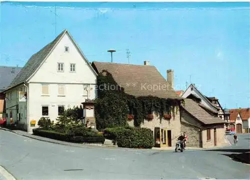 AK / Ansichtskarte Niederlauer Rhoen-Grabfeld Bayern Gaststaette Knaier