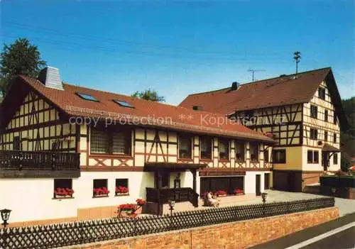 AK / Ansichtskarte Volkersbrunn Gasthaus zur Rose Fachwerkhaus