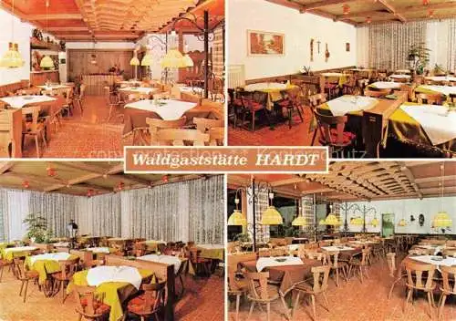 AK / Ansichtskarte Eisenbach Unterfranken Obernburg Main Waldgaststaette Hardt Gastraeume