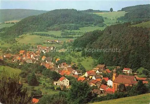 AK / Ansichtskarte Heimbuchenthal Panorama Erholungsort Naturpark Spessart