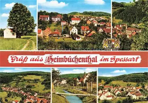 AK / Ansichtskarte Heimbuchenthal Teilansichten Panorama Kapelle Naturpark Spessart