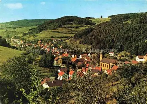 AK / Ansichtskarte Heimbuchenthal Panorama Erholungsort im Naturpark Spessart