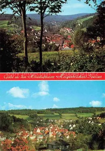 AK / Ansichtskarte Heigenbruecken Panorama Luftkurort im Naturpark Spessart