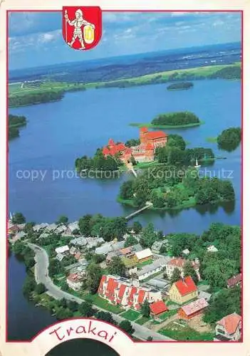 AK / Ansichtskarte Trakai Lithuania Fliegeraufnahme