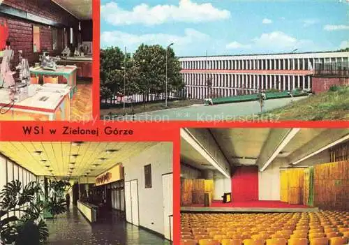 AK / Ansichtskarte ZIELONA GORA Gruenberg PL Wyzsza Szkola Inzyierska im Jurija Gagarina w Zielonej Gorze
