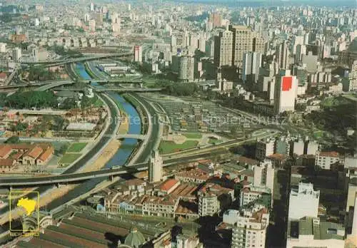 AK / Ansichtskarte SAO PAULO Brazil Fliegeraufnahme