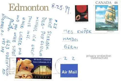 AK / Ansichtskarte Edmonton Alberta Canada Fliegeraufnahme
