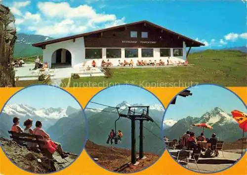 AK / Ansichtskarte Penkentenne 2095m Mayrhofen Zillertal AT Restaurant Penkentenne Seilbahn Terrasse Ahornspitze
