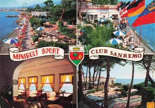 AK / Ansichtskarte SANREMO San Remo Liguria IT Minigolf Sport Club Sanremo Teilansichten