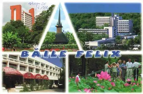 AK / Ansichtskarte Oradea-Baile RO Hotel Termal Hotel Felix Hotel Lotus Hotel Nufarul