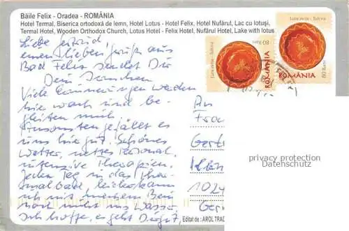 AK / Ansichtskarte Oradea-Baile RO Hotel Termal Hotel Felix Hotel Lotus Hotel Nufarul