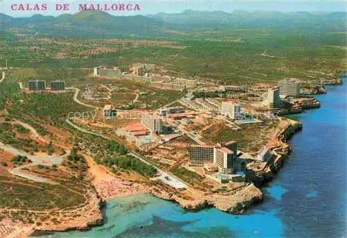 AK / Ansichtskarte Calas de Mallorca ES Fliegeraufnahme