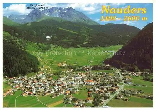 AK / Ansichtskarte Nauders Tirol AT Fliegeraufnahme mit Bergkastel Spitze