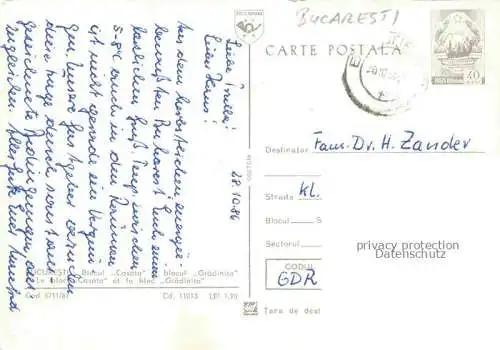 AK / Ansichtskarte BUCARESTI Bucuresti Bukarest RO Blocul Casata