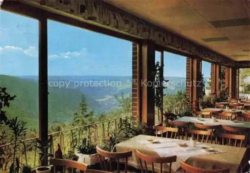 AK / Ansichtskarte Pressberg Lorch Rheingau Gaststaette Rheingauer Alp Wintergarten