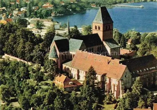AK / Ansichtskarte Ratzeburg Schleswig-Holstein Schloss Kirche Fliegeraufnahme