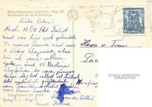 AK / Ansichtskarte Neukirchen Grossvenediger Pinzgau-Pongau AT Fruehstueckspension Innerhofer