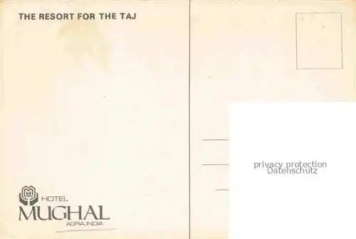 AK / Ansichtskarte AGRA  Uttar Pradesh INDIA The Resort for the Taj Fliegeraufnahme
