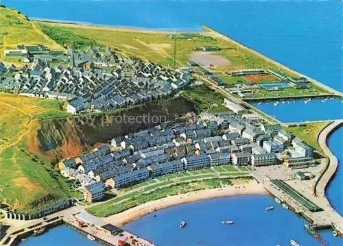 AK / Ansichtskarte HELGOLAND Fliegeraufnahme mit Unter und Oberland