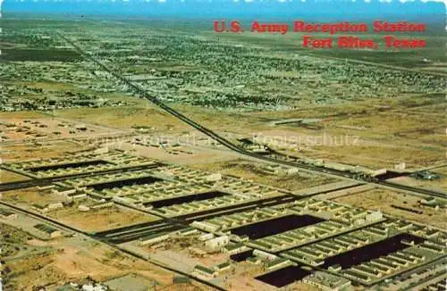 AK / Ansichtskarte Fort Bliss Texas USA US Army Reception Station 