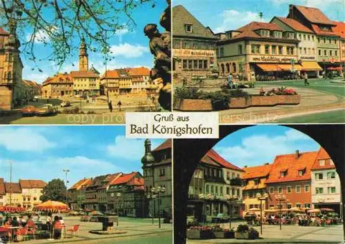 AK / Ansichtskarte Bad Koenigshofen Bayern Marktplatz