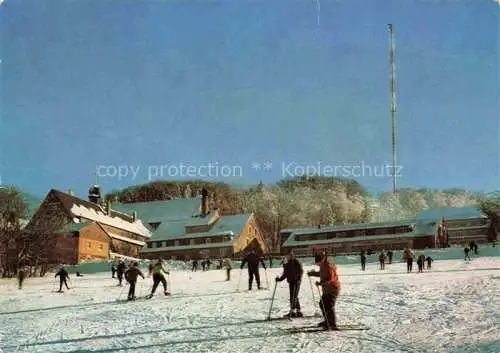 AK / Ansichtskarte Bischofsheim Rhoen Wintersport am Kloster Kreuzberg