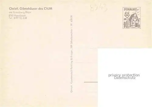 AK / Ansichtskarte Bischofsheim Rhoen Christliche Gaestehaus des CVJM am Kreuzberg