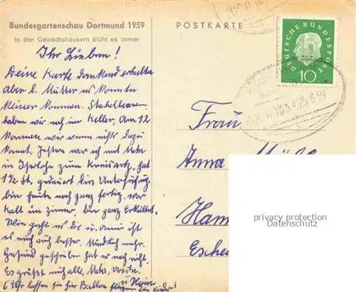 AK / Ansichtskarte BUGA Bundesgartenschau Dortmund Gewaechshaeuser 