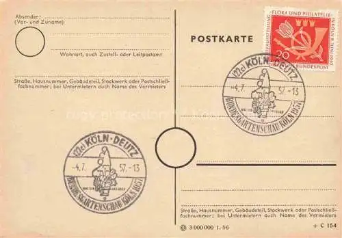 AK / Ansichtskarte BUGA Bundesgartenschau Koeln Deutz 