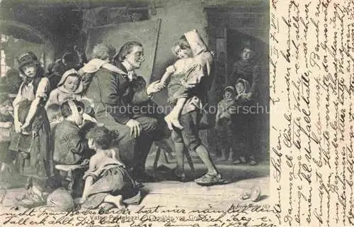 AK / Ansichtskarte Pestalozzi Heinrich Prominenz GROB K. Muenchen Kuenstlerkarte