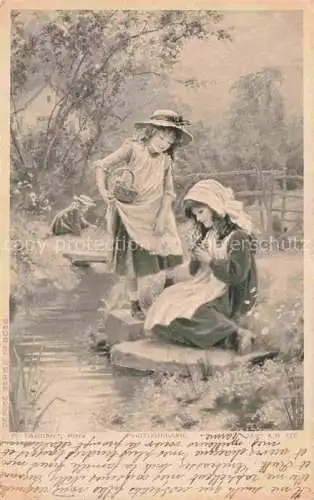 AK / Ansichtskarte TARRANT P. Kuenstlerkarte Nr. 6056 Kinder am Bach