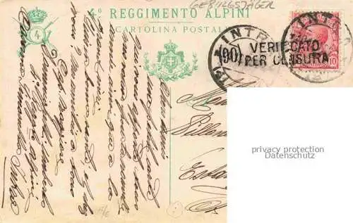 AK / Ansichtskarte Gebirgsjaeger Chasseur Alpins Reggimento Alpini Militaria-- Recc Alpini 