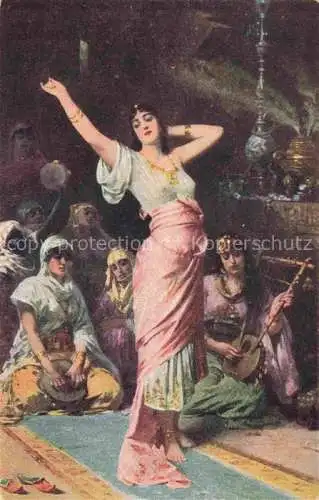 AK / Ansichtskarte SICHEL N. Kuenstlerkarte Frauen leben in Serail 