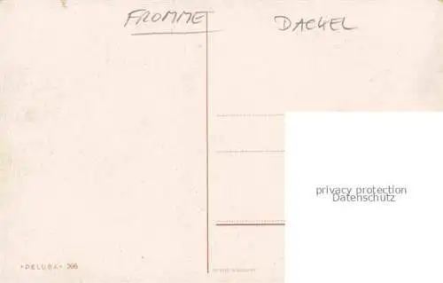 AK / Ansichtskarte FROMME Ludwig Kuenstlerkarte Dackel 