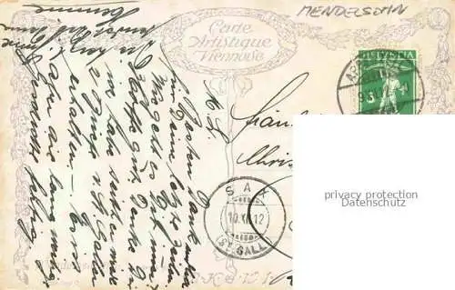 AK / Ansichtskarte Verlag Artistique Kuenstlerpostkarte Nr. 909/6 Mendelsohn