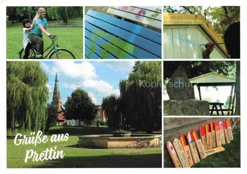 AK / Ansichtskarte Prettin Wittenberg Sachsen-Anhalt Stadtpark Teilansichten