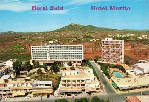 AK / Ansichtskarte CALA MILLOR Mallorca ES Hotel Said Hotel Morito Fliegeraufnahme