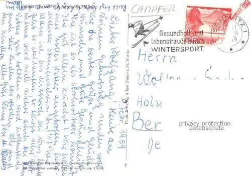 AK / Ansichtskarte Campfer St Moritz GR Talvo