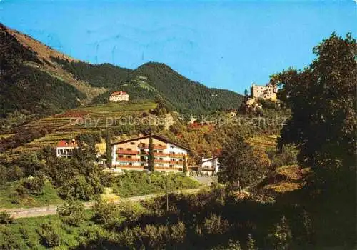 AK / Ansichtskarte Tirol Tirolo Dorf Merano Bolzano IT Hotel Schweitzer