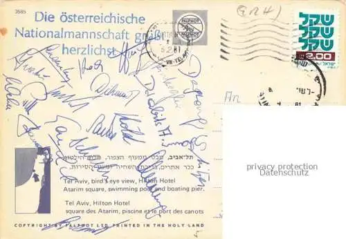 AK / Ansichtskarte Tel-Aviv-Jaffa Israel Hafenpartie Fliegeraufnahme