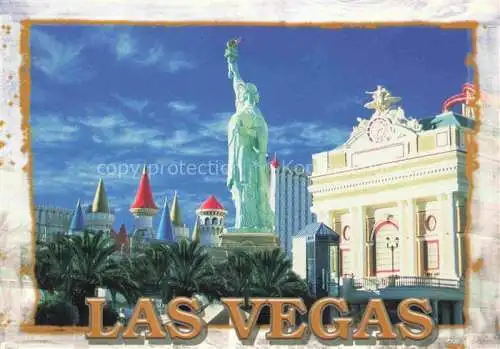 AK / Ansichtskarte LAS VEGAS Nevada USA Freiheitsstatue Hotel