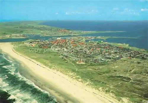 AK / Ansichtskarte Hvide Sande DK Fliegeraufnahme