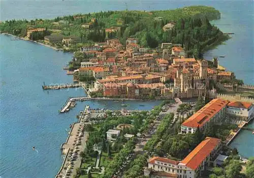 AK / Ansichtskarte SIRMIONE Lago di Garda IT Fliegeraufnahme