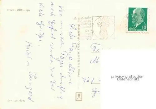 AK / Ansichtskarte IGA Gartenbauaustellung International Erfurt DDR Blumen