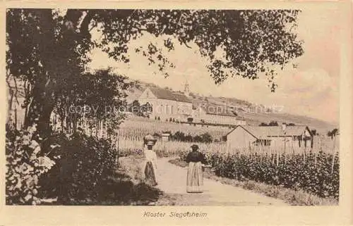 AK / Ansichtskarte Siegolsheim Sigolsheim Ribeauville 68 Haut-Rhin Blick zum Kloster