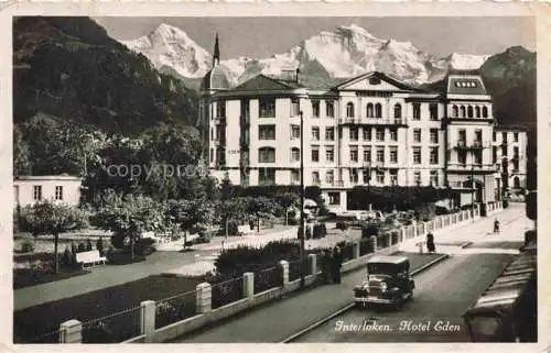 AK / Ansichtskarte INTERLAKEN BE Hotel Eden Berner Alpen