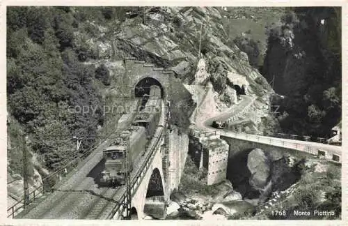 AK / Ansichtskarte Monte Piottino Rodi-Fiesso Leventina TI Eisenbahn Tunnel Alpen Bergpass