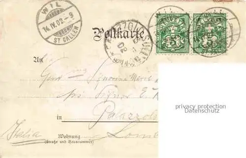 AK / Ansichtskarte St Gallen SANKT GALLEN SG Karlstor Kuenstlerkarte